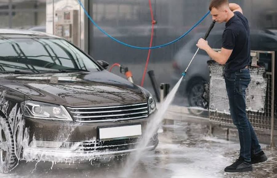 High-pressure rinse